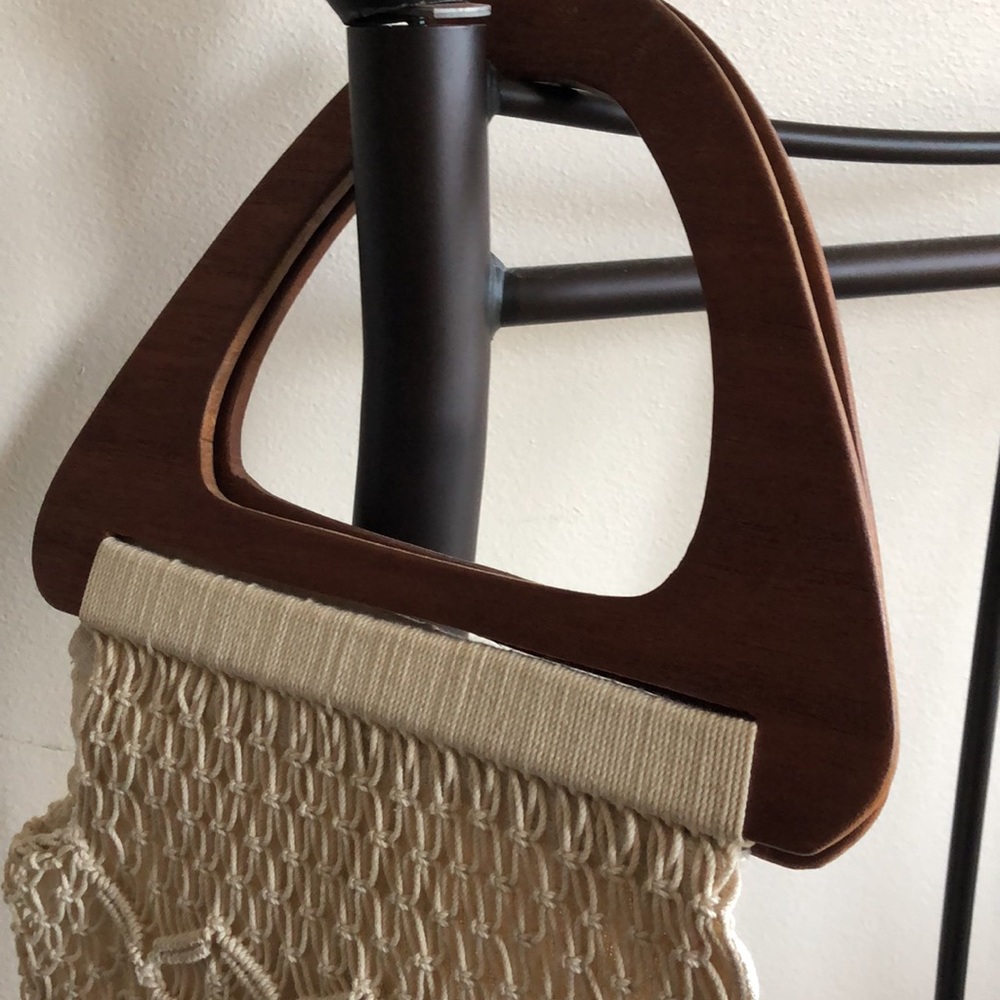 Vintage macrame handbag - Picture 11 of 17